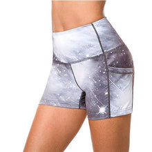 Load image into Gallery viewer, Tie dye With Boy Shorts +Pocket Sports Women's High Waist Shorts - Sophornlilly