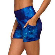 Load image into Gallery viewer, Tie dye With Boy Shorts +Pocket Sports Women's High Waist Shorts - Sophornlilly
