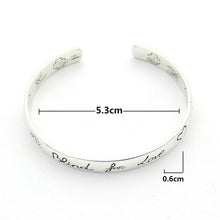Load image into Gallery viewer, Titanium steel jewelry wholesale G letter engraved love bird heart