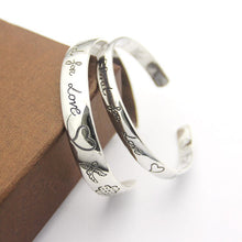 Load image into Gallery viewer, Titanium steel jewelry wholesale G letter engraved love bird heart