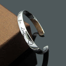Load image into Gallery viewer, Titanium steel jewelry wholesale G letter engraved love bird heart