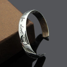 Load image into Gallery viewer, Titanium steel jewelry wholesale G letter engraved love bird heart