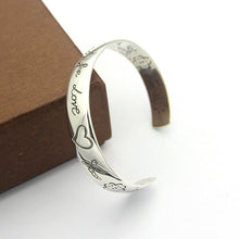 Load image into Gallery viewer, Titanium steel jewelry wholesale G letter engraved love bird heart