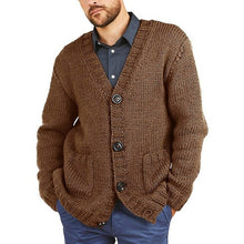 Load image into Gallery viewer, Fashion Knitted Men Cardigan Sweater