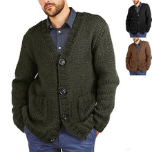 Load image into Gallery viewer, Fashion Knitted Men Cardigan Sweater