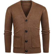 Load image into Gallery viewer, Fashion Knitted Men Cardigan Sweater