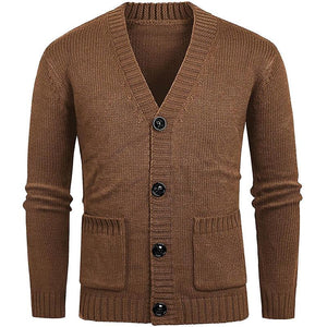 Fashion Knitted Men Cardigan Sweater