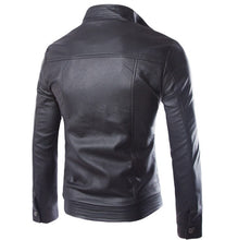 Load image into Gallery viewer, Top quality Fine Buffalo Leather Stand Leather Jacket Men Fashion