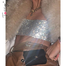 Load image into Gallery viewer, New Glitter Nightclub Top Women Sexy Crystal Party Wear