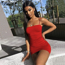 Load image into Gallery viewer, Lace Up V Neck Ruched Bodycon Mini Dress - Sophornlilly