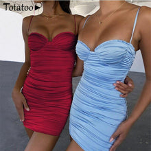 Load image into Gallery viewer, Lace Up V Neck Ruched Bodycon Mini Dress - Sophornlilly