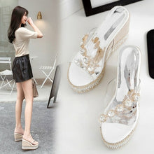 Load image into Gallery viewer, Transparent Fashion High Heel Slippers Women's Sandals Sexy - Sophornlilly