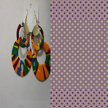 Load image into Gallery viewer, Trendy African Fabric Earrings Handmade Earrings For Women Party Gift