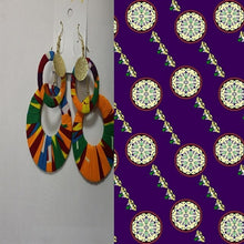 Load image into Gallery viewer, Trendy African Fabric Earrings Handmade Earrings For Women Party Gift