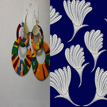 Load image into Gallery viewer, Trendy African Fabric Earrings Handmade Earrings For Women Party Gift