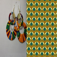 Load image into Gallery viewer, Trendy African Fabric Earrings Handmade Earrings For Women Party Gift