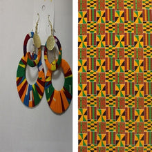 Load image into Gallery viewer, Trendy African Fabric Earrings Handmade Earrings For Women Party Gift