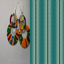 Load image into Gallery viewer, Trendy African Fabric Earrings Handmade Earrings For Women Party Gift