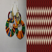 Load image into Gallery viewer, Trendy African Fabric Earrings Handmade Earrings For Women Party Gift