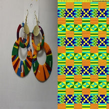 Load image into Gallery viewer, Trendy African Fabric Earrings Handmade Earrings For Women Party Gift