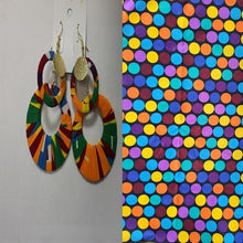 Load image into Gallery viewer, Trendy African Fabric Earrings Handmade Earrings For Women Party Gift