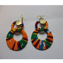 Load image into Gallery viewer, Trendy African Fabric Earrings Handmade Earrings For Women Party Gift