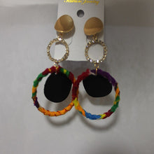 Load image into Gallery viewer, Trendy African Fabric Earrings Handmade Earrings For Women Party Gift