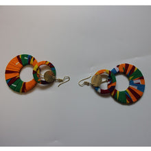 Load image into Gallery viewer, Trendy African Fabric Earrings Handmade Earrings For Women Party Gift
