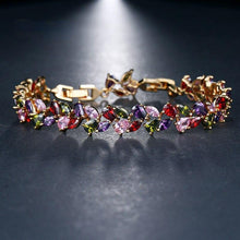 Load image into Gallery viewer, Trendy Bridal Bangles Classical Charm Rose Color Willow AAA CZ - Sophornlilly