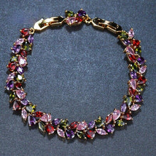 Load image into Gallery viewer, Trendy Bridal Bangles Classical Charm Rose Color Willow AAA CZ - Sophornlilly
