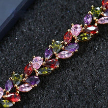 Load image into Gallery viewer, Trendy Bridal Bangles Classical Charm Rose Color Willow AAA CZ - Sophornlilly