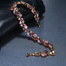 Load image into Gallery viewer, Trendy Bridal Bangles Classical Charm Rose Color Willow AAA CZ - Sophornlilly