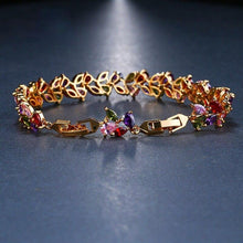 Load image into Gallery viewer, Trendy Bridal Bangles Classical Charm Rose Color Willow AAA CZ - Sophornlilly