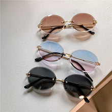 Load image into Gallery viewer, Trendy Sunglasses Rimless Cut-edge Oval