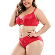 Load image into Gallery viewer, Hot Sexy Unlined Bra Set Brand Deep V Brassiere Thin Summer