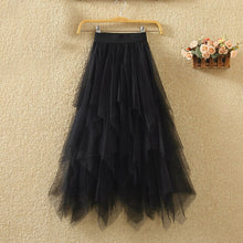 Load image into Gallery viewer, Tulle Skirts Womens Faldas Mujer Moda Fashion Elastic High Waist