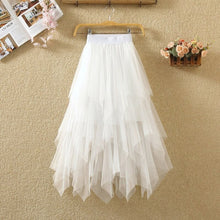 Load image into Gallery viewer, Tulle Skirts Womens Faldas Mujer Moda Fashion Elastic High Waist