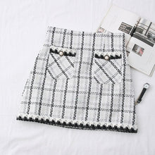 Load image into Gallery viewer, Tweed Skirts for Women Solid High Waist Slimming Skirts Autumn Spring
