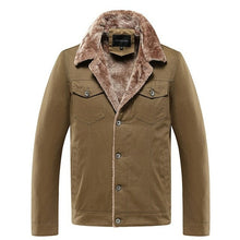 Load image into Gallery viewer, Brand Washed Cotton Slim Jacket Men Coat Fashion Casual