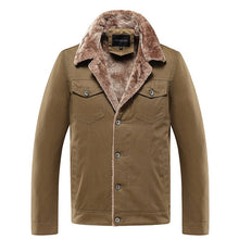 Load image into Gallery viewer, Brand Washed Cotton Slim Jacket Men Coat Fashion Casual