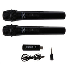 Load image into Gallery viewer, UHF USB 3.5mm 6.35mm Wireless Microphone Megaphone Handheld Mic with