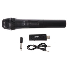 Load image into Gallery viewer, UHF USB 3.5mm 6.35mm Wireless Microphone Megaphone Handheld Mic with