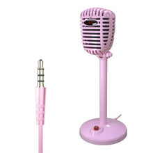 Load image into Gallery viewer, USB Computer Microphone Singing Home Universal Portable Desktop Game
