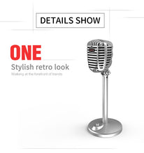 Load image into Gallery viewer, USB Computer Microphone Singing Home Universal Portable Desktop Game