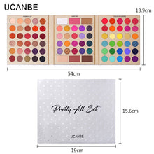 Load image into Gallery viewer, Ucanbe Pretty All Set Eyeshadow Palette with 15pcs Makeup Brushes