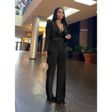 Load image into Gallery viewer, Jumpsuit Stylish Deep V Neck Skinny Gold One piece - Sophornlilly