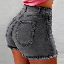 Load image into Gallery viewer, Ultra short High Waist Jean Shorts Women Summer Casual Tassel - Sophornlilly