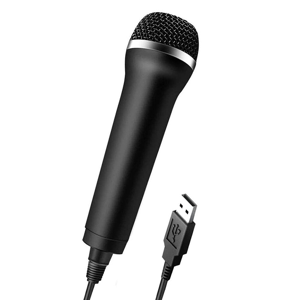 Universal USB Wired Microphone Karaoke Mic for Nintendo Switch Wii PS4