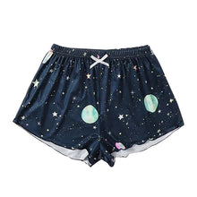 Load image into Gallery viewer, Universe Print Women Pajamas Suit Fashion Lounge Wear Cropped Camis