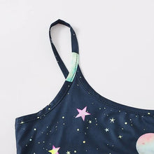 Load image into Gallery viewer, Universe Print Women Pajamas Suit Fashion Lounge Wear Cropped Camis